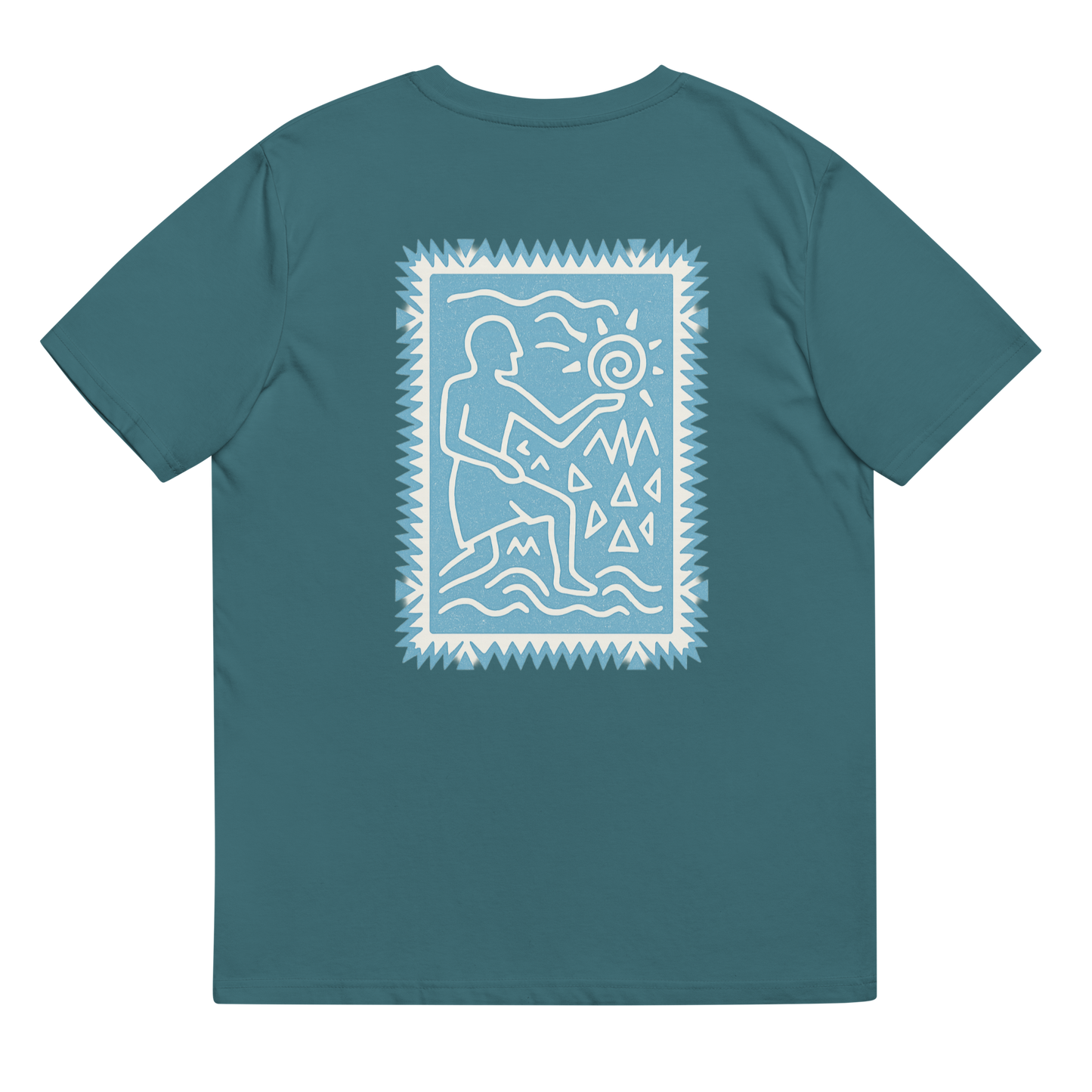 Tribal Haze Unisex organic ribbed neck t-shirt